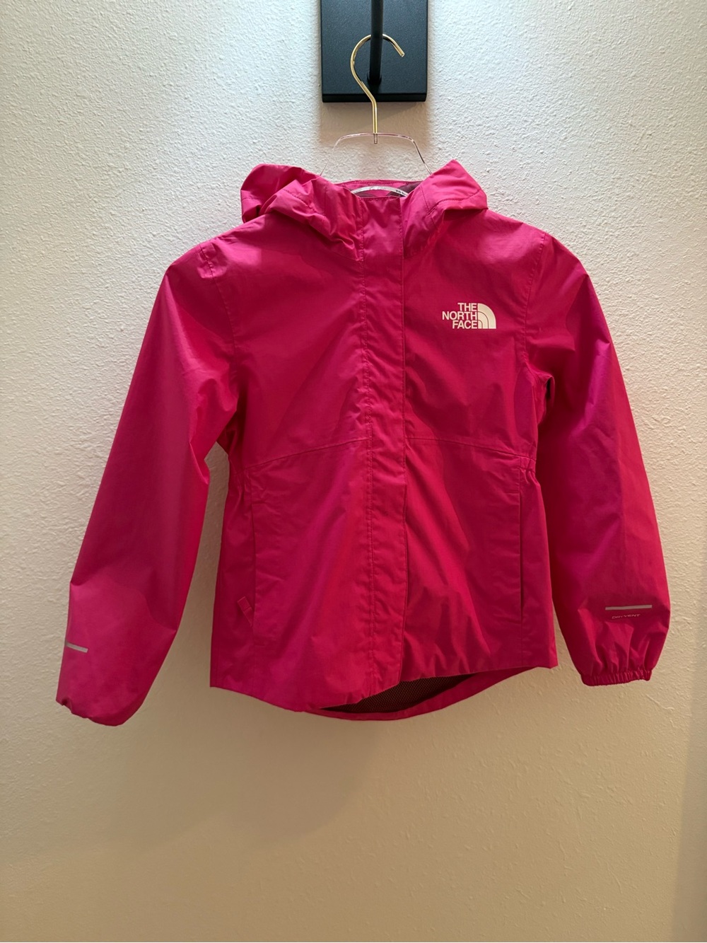 The North Face Girls' Antora Rain Jacket, Size S Hot Pink